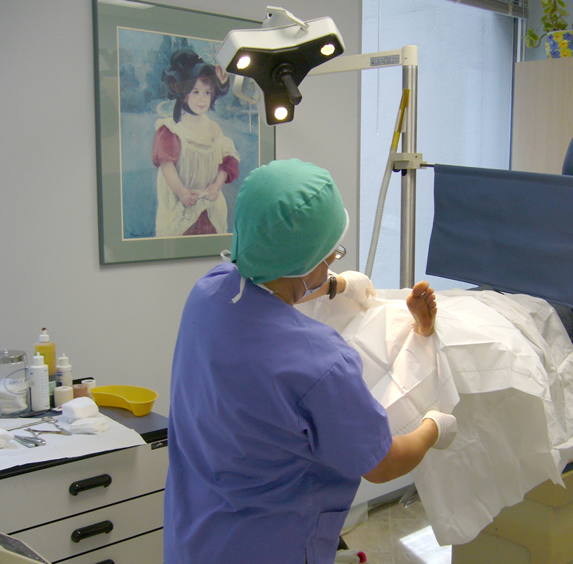 Treatment room at the practice
